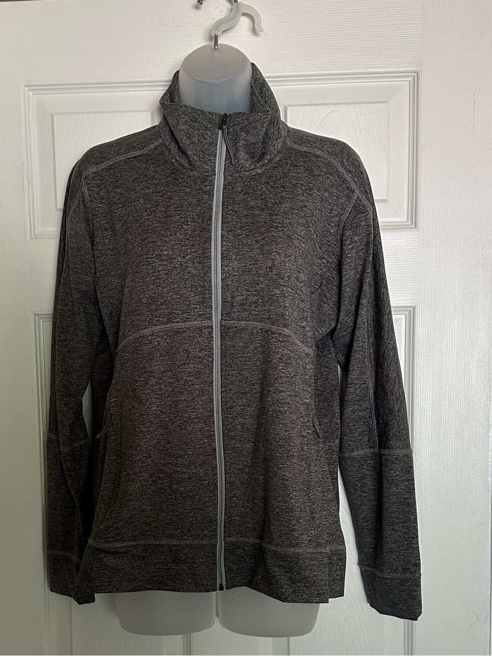 Patagonia Heather Charcoal Gray Full-Zip Seabrook Jacket Style 53570